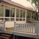 raised patio